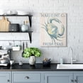 thumbnail image 2 of Stupell Industries Nautical Crab Maritime Seafood Sign Pastel Watercolor Canvas Wall Art Design by Danhui Nai, 24" x 30", 2 of 6