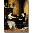 thumbnail image 1 of Ceramic Tile Mural-Rudolf Ernst Historical Bathroom Tile Mural 10. 36" w x 48" h using (12) 12 x 12 ceramic tiles, 1 of 3