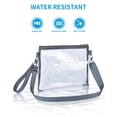 thumbnail image 3 of Bagenius Clear Purse Bolsa transparente aprobada por el estadio con correas extraíbles para el trabajo, eventos deportivos y conciertos, 3 of 5