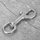 thumbnail image 3 of Clips de buceo, acero inoxidable Ojo giratorio Broche de presión Gancho de inmersión Solo extremo Giratorio Ojo de gancho Gancho Hebilla Clip de perro para buceo submarino(7.5 * 2.3 cm Plata) EOTVIA NO, 3 of 5