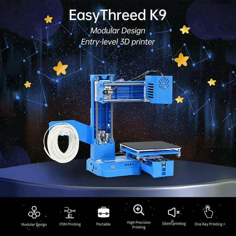 EasyThreed Mini 3D Printer, Desktop Machine for Beginners