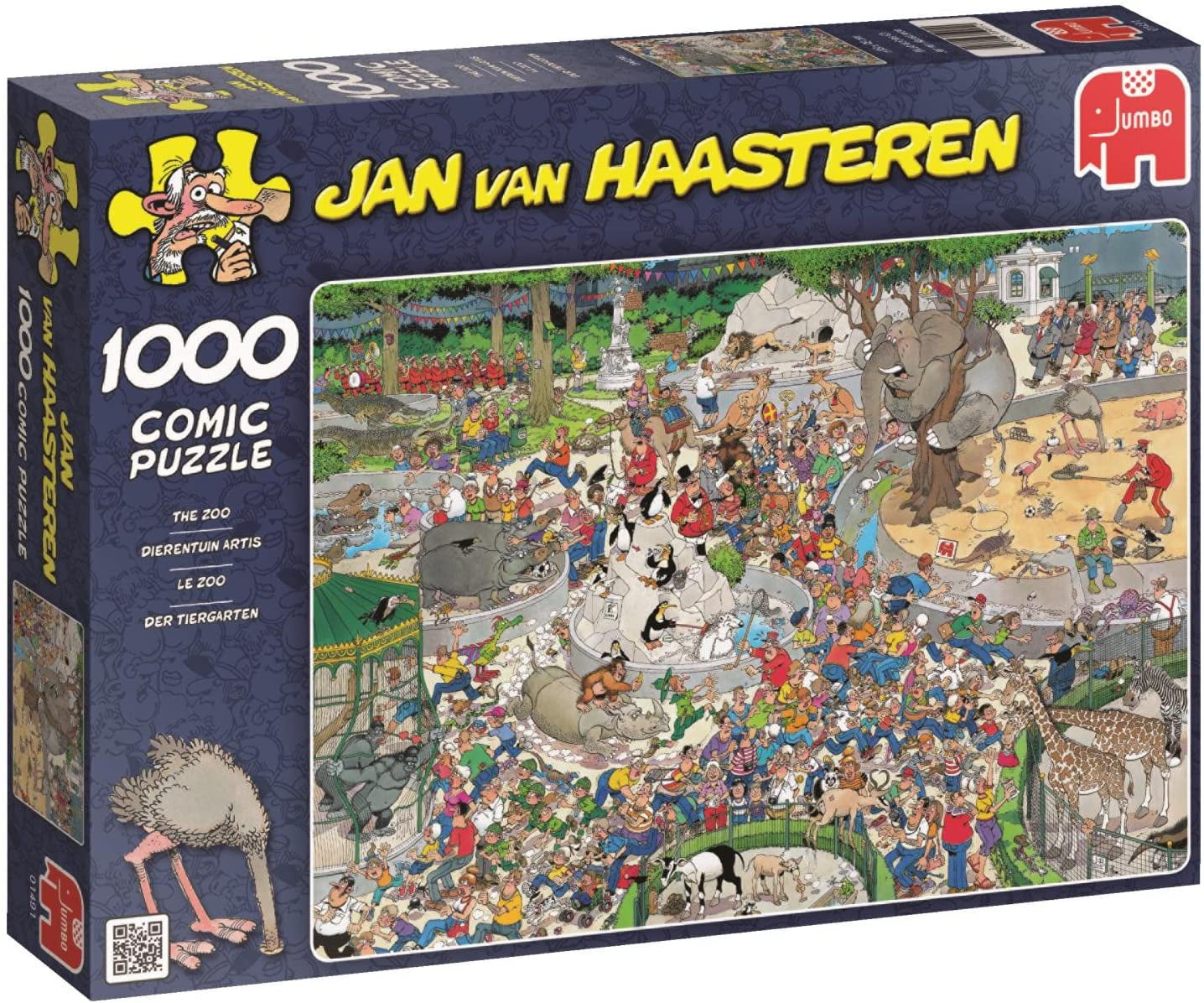 koelkast maniac syndroom Jumbo Jan Van Haasteren The Zoo Puzzle (1000-Piece), 1000 piece jigsaw  puzzle By Brand Jumbo - Walmart.com