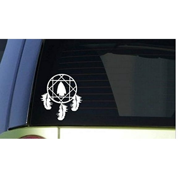 Dreamcatcher Arrowhead *I306* 6x6 inch Sticker decal american dream flint native