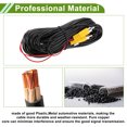 thumbnail image 5 of Unique Bargains Reverse Rear View Parking Camera Video Cable 15m/49.21ft Black RCA 1 Pcs, 5 of 7