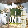 thumbnail image 3 of 4 Pcs Clear with Metallic Gold 12-Inch Transparent Balloon Boxes Events Home Wedding Reception Centerpieces Decorations(White), 3 of 7