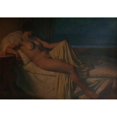 thumbnail image 2 of Paul Albert Laurens 18x14 Black Ornate Wood Framed Double Matted Museum Art Print Titled - Didon (1910), 2 of 5