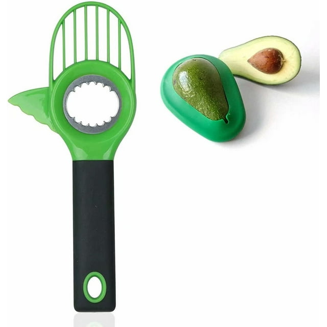 Avocado Slicer, 3 in 1 Avocado Tool , Avocado Cutter with Grip Handle , Multifunctional Avocado Knife, Works as Pitter and Cutter Suitable for Fruit