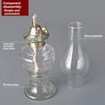 thumbnail image 2 of Lámpara de Aceite Rústica Lámpara de Carbón de Vidrio Vintage Lámparas de Aceite para Uso en Interiores Decoración del Hogar Iluminación Linterna de Aceite, 2 of 8