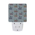 thumbnail image 5 of Yayeee LED Plug in Night Light for The Home with Auto Dusk to Dawn Light Sensors, 2 Pack, Colorful Trains, 5 of 6