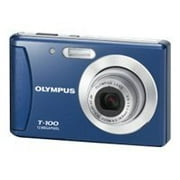 Olympus T-100 - Digital camera - compact - 12.0 MP - 3x optical zoom - blue