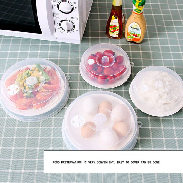 1pc Heat Resistant Microwave Plate Cover, Anti-oil Splatter Food