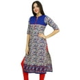 thumbnail image 3 of Bimba Womens Straight Cotton Kurti Printed Ladies Kurta Ethnic Casual Clothing, 3 of 7