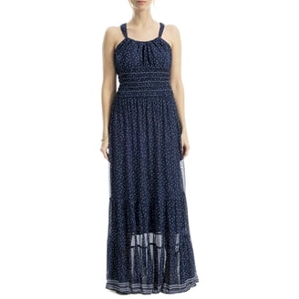 Max Studio womens Self Tie Smocked Bodice Maxi Dress, XL - Walmart.com