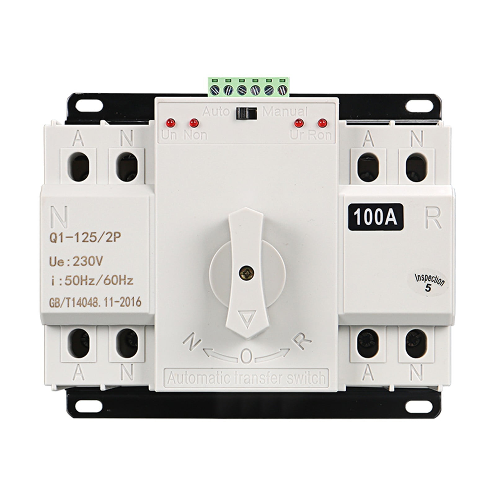 Dual Power Automatic Transfer Switch 2P/4P Three-phase Diverter Switch ATS Electrical Selector Switches, 4P80A for Solar Energy, ATS Transfer Switch