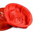 thumbnail image 4 of Rose Flower Shape Silicone Cake Pan Kitchenware DIY Mold, 4 of 5