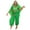 Green, variant on Doomiva Women Indian Dance Costume 4Pcs Belly Dance Outfits Halloween Carnival Performance Sets Purple One Size