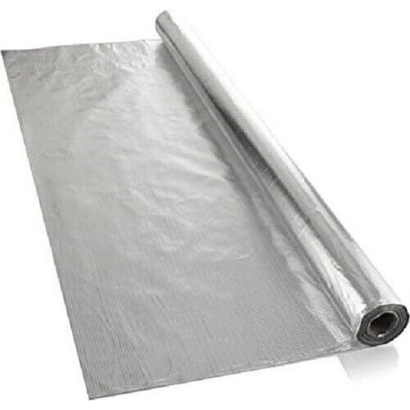 REFLECTIVE MYLAR FILM 3x25 INSULATION ROLL HYDROPONIC WALL GROW ROOM COVERING