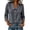 Dark Gray, variant on Peter Pan Collar Blouse For Women, 3/4 Sleeve Textured Linen Shirt, Solid Color Cottagecore Work Top, Trendy Womens Summer Tops White L