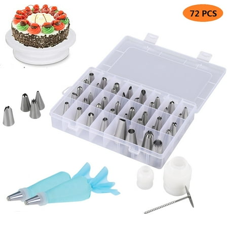 Rackaphile 72 Pieces Cake Decorating Kits Supplies With Case