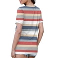 thumbnail image 4 of NAMTYQX Tshirts Shirts for Women Stretch Women's Tops Crewneck Cute Short Sleeve Baggy Tops for Women Trendy Hot Pink Size M, 4 of 5
