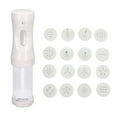 thumbnail image 4 of MesaSe Electric Cookie Press Tool Kit Lightweight Easy to Install Tool for Cake Icing Decoration - White, 4 of 5