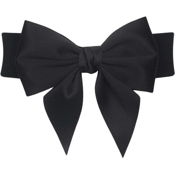 YooGuoGuo Women's Bow Knot Wide Elastic Waist Belt Stretchy Waistband