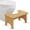 Natural, variant on 9 Inch Toilet Stool for Adults, Natural Bamboo Wood Poop Stool for Squatting Potty, Non-Slip & Portable Bathroom Step Stools for Healthy Pooping, Natural Color, 1 Pack
