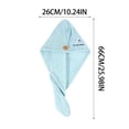 thumbnail image 2 of Fiudx Toalla de Secado Rápido para El Cabello, Diseño Superabsorbente Que Absorbe El Agua, Secado Rápido Sin Secador, Reduce El Encrespamiento y La Rotura, Protege El Cabello, Ideal para Uso Diario,, 2 of 2