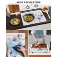 thumbnail image 6 of nqOlkjepod Large Induction Cooktop Protector Mat 36"x21", Purple Tulip Stove Top Covers for Electric Stove, Spring Flowers Butterfly Wooden Grain Stove Burner Cover Mats, Glass Top Stove Cover, 6 of 8