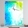 thumbnail image 2 of DesignArt Abstract Watercolor Art Large Wall Clock, 2 of 2