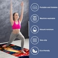 thumbnail image 2 of Mushroom Yoga Blanket with Storage Bag, 72.8"x26.8", Suitable for Yoga, Pilates, Fitness, Gym Towels, Yoga Towel, Yoga Towels, 2 of 6