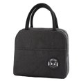 thumbnail image 1 of Cooler Food Container Bolsa de comestibles Cooler Thermal Lunch Box Bolsas de mano para Office Work School PicnicBlack, 1 of 2