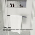 thumbnail image 6 of MCOCOD 56 to 61 in. W x 76 in. H Modern Frameless Double Sliding Shower Door, Chrome Finish, 6 of 10