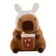 thumbnail image 3 of Peluche de carpincho, lindo animal de peluche de carpincho coleccionable de 53 cm, carpincho suave Sombrero blanco, 3 of 9