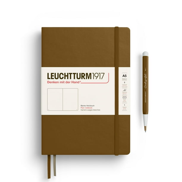 Cuaderno LEUCHTTURM1917 tapa dura mediano A5 251 páginas lisas