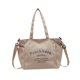 thumbnail image 5 of Bolso de hombro para mujer, bolso de mano, bolso de lona para exteriores, trabajo, vacaciones, estudiantes. Caqui, 5 of 9