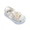 thumbnail image 5 of LIIPEE Baby Girls Sandals Cute Cartoon Decoration Outdoor Play Comfortable Flat Bottom Walking Shoes Kids Summer Breathable Lightweight Footwear,6-9 Months, 5 of 7