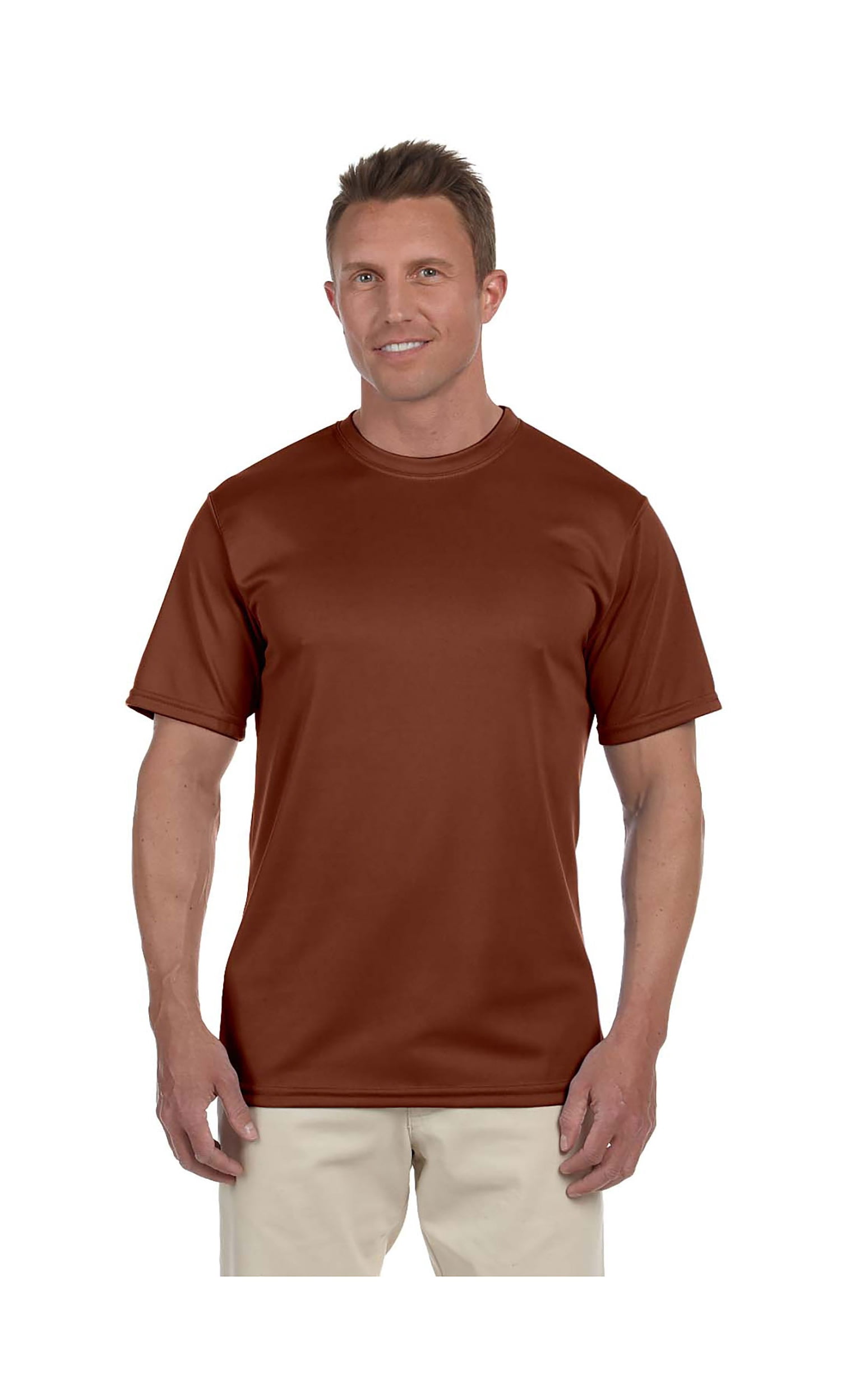 Augusta Mens T-Shirts | Brown - Walmart.com