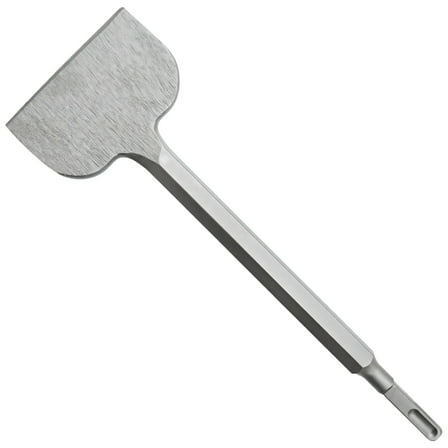 4 x 11 in Heavy Duty Chisel, Steel Alloy Chisel Bit for Electric Hammer, Wide Blade for Fast Tile Removal, Brick Wall, Concrete