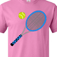 thumbnail image 4 of Inktastic Blue Tennis Racket and Ball T-Shirt, 4 of 5