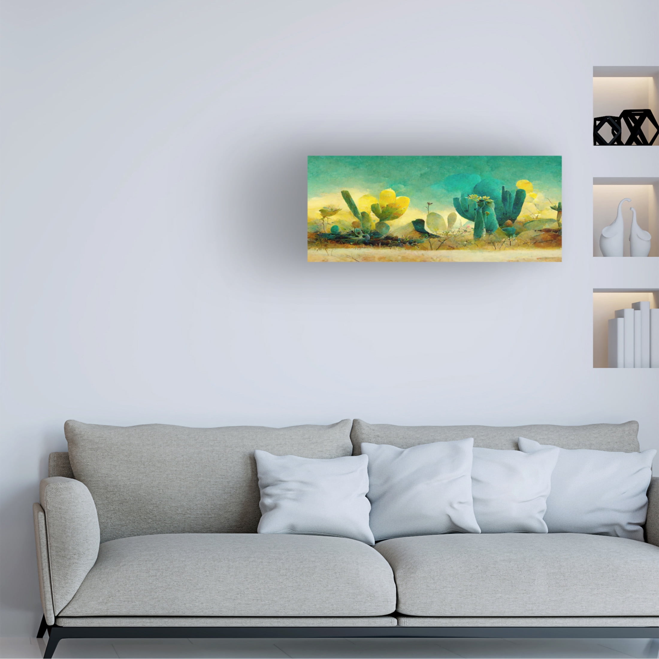 Treechild 'Cactuses' Canvas Art