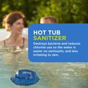 FROG @ease Floating System for Hot Tubs - Quick & Easy Self-Regulating Hot Tub Sanitizer - Tub Maintenance System with Sanitizing Minerals & SmartChlor Technology