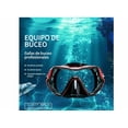 thumbnail image 2 of Máscara De Natación Profesional De Buceo Antiniebla De 180  Xtellar negro, 2 of 4
