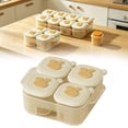 thumbnail image 6 of 2Pcs Silicone Freezer Trays with Lid,4/8 Sections 50ml Food Grade Baby Food Freezer Tray with Measurement Marks,Stackable Storage Containers for Homemade Purees Breastmilk and Snacks, 6 of 7