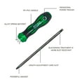thumbnail image 2 of Yalin 3-Piece Ratchet Telescopic Screwdriver,Double-Head Magnetic Ratcheting Screw Driver,Adjustable Rod Length,The Tip of the Rod are Slotted and Phillips,Industrial Strength,Easy to Load (Green), 2 of 6
