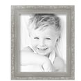 thumbnail image 2 of ArtToFrames 8" x 11" Classic Antique Silver Picture Frame, 8.5x11 inch Silver Wood Poster Frame (WOM-4926), 4 Pack, 2 of 6