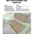 thumbnail image 2 of SCITOO Replacement Cushions for Golf Cart Front Seat, Golf Cart Cushion Seat for EZGO RXV, Stone, 2 Piece Set, 2 of 5