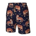 thumbnail image 4 of Logiee Leopard Print Print Mens Swim Trunks Quick Dry Board Shorts,Breathable Hawaii Beach Shorts Swimwear Bathing Suits-XX-Large, 4 of 6