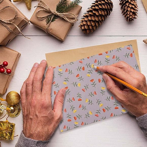 Juego de cartas premium con sobres y sellos: papel de oficina elegante para cartas manuscritas, notas de agradecimiento e invitaciones, idea de regalo sostenible