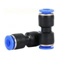 thumbnail image 2 of Pneumatic Quick Plug,Pneumatic Push In Fittings Air Valve Water Hose Connector Pneumatic Connector Future-Proof Design, 2 of 10